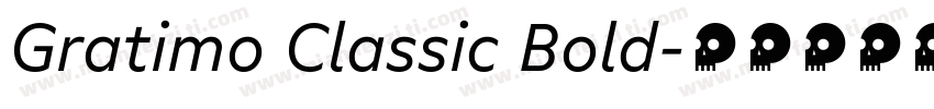 Gratimo Classic Bold字体转换